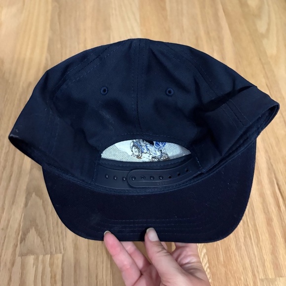 New Holland Tractor Vintage Navy Blue Embroidered Cap Hat Kids Tamaqua - Picture 3 of 5